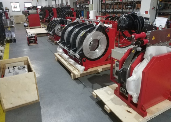 판 온도 270C를 가열시키는 5.35 kw 수력 엉덩이 파이프 용융 용접 기계