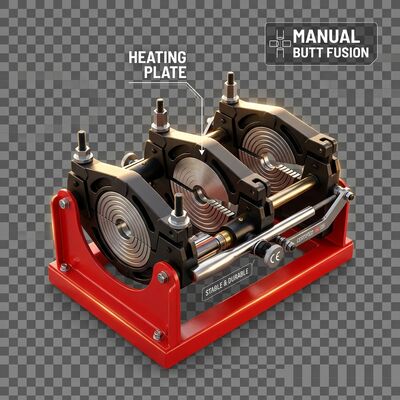 110V 60HZ HDPE 수동 부트 용접기 CE 인증 전문 등급