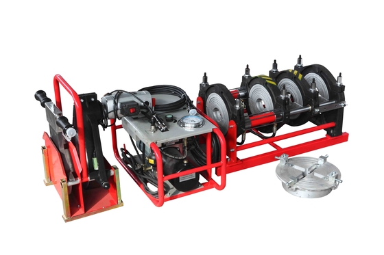 자동인 10 인치를 접합하는 기계 파이프를 용접하는 수력 HDPE 맞대기 융착