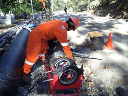 ZEMO 5.35KW HDPE 맞대기 융착 용접기, IPS HDPE 관이음새 기계
