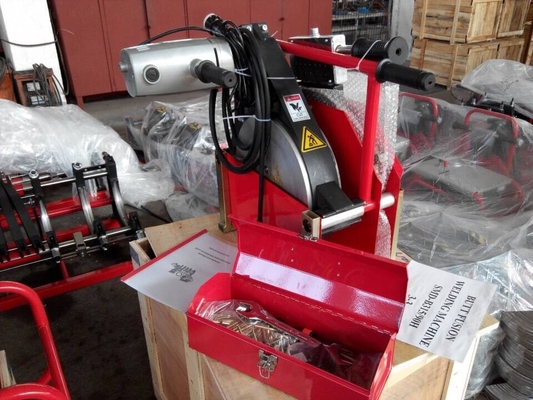 355 밀리미터 110V HDPE 맞댐 용접기, 1.1KW 수력 엉덩이 퓨전 기계