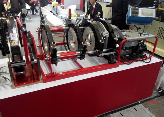 355 밀리미터 110V HDPE 맞댐 용접기, 1.1KW 수력 엉덩이 퓨전 기계