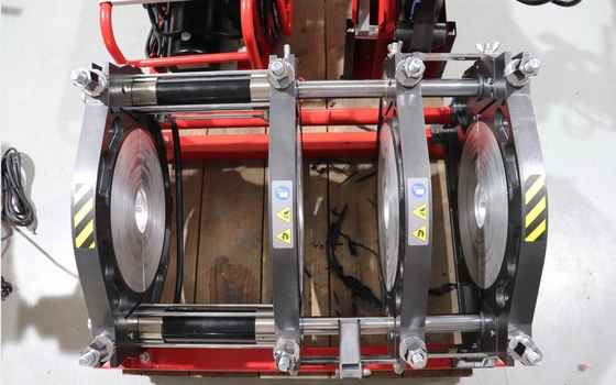 손수레와 50HZ 수력 맞대기 융착 용접기 220V 355MM HDPE