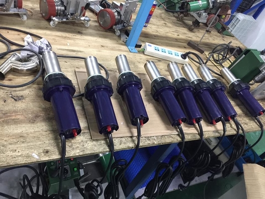 1.6 kw Pvc는 플렉스 배너를 위한 공압 용접 건 220v를 뜨겁게 합니다